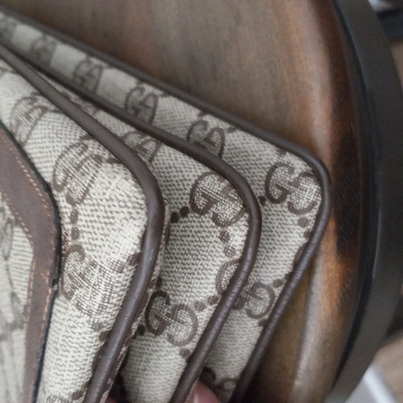 Authentic Vintage Gucci GG Monogram Supreme Sherry Web Ophidia Accordion Bag - Picture 14 of 14